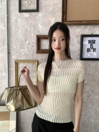 Knit Shoulder Top