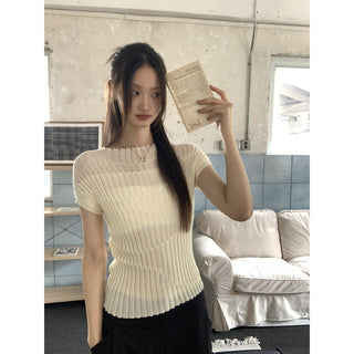 Knit Shoulder Top