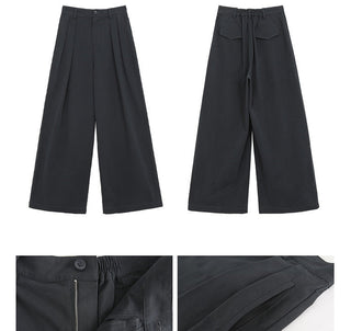 Pure Cotton Wide-Leg Pants