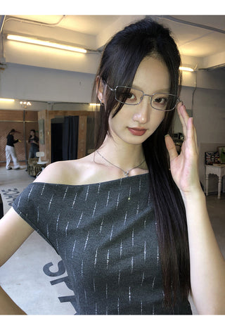 Off-Shoulder T-Shirt