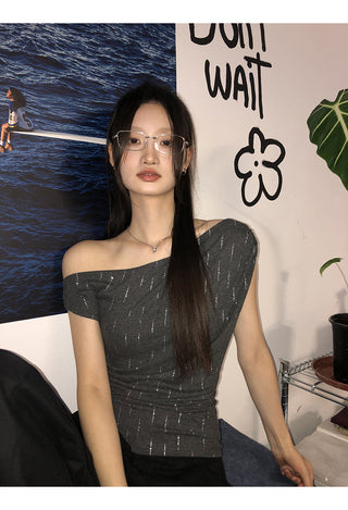 Off-Shoulder T-Shirt