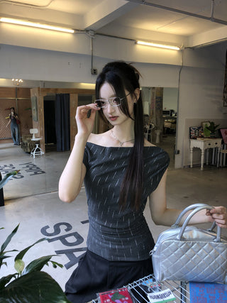 Off-Shoulder T-Shirt