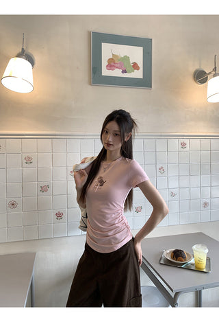 Pink Korean Top