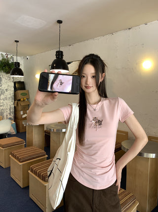Pink Korean Top