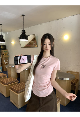 Pink Korean Top