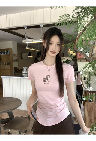 Pink Korean Top