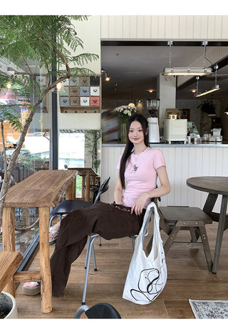 Pink Korean Top
