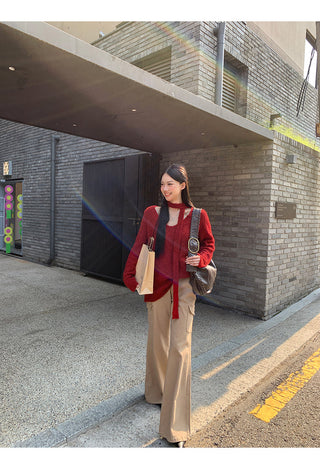 V-Neck Loose Sweater