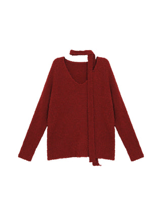 V-Neck Loose Sweater