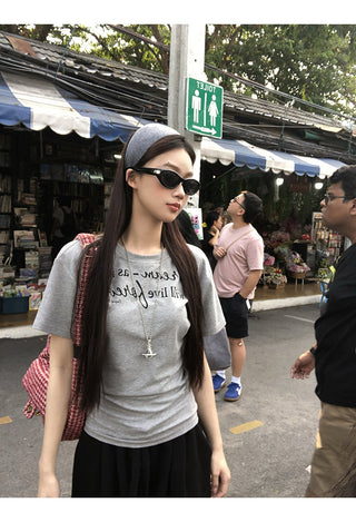 Gray Niche Top
