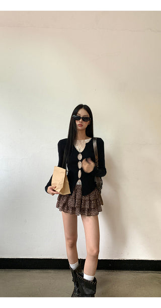Lace Detail Sweater