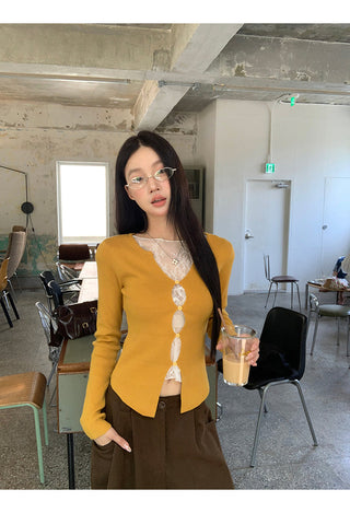 Lace Detail Sweater