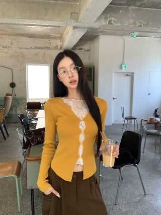 Lace Detail Sweater