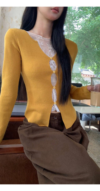 Lace Detail Sweater