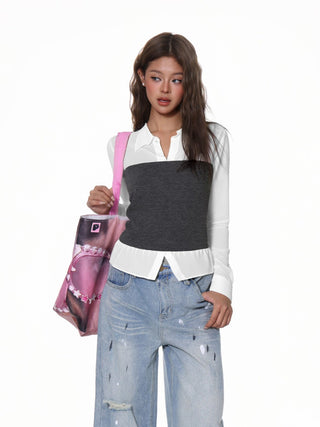 Contrast Polo Shirt