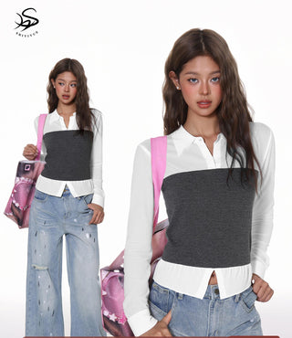 Contrast Polo Shirt