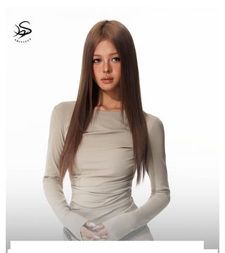 Pleated Waist Control Top