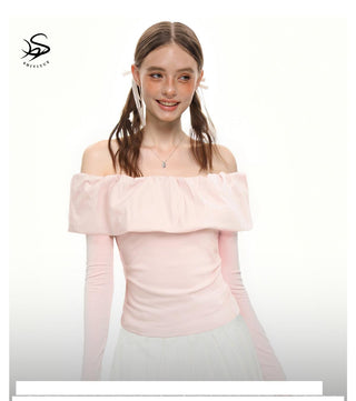 Ruffled Off-Shoulder Top
