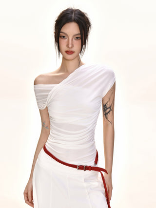 Asymmetric Off-Shoulder Top
