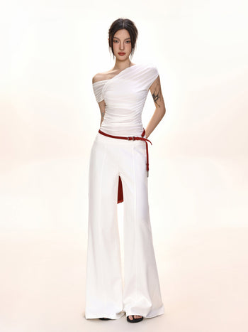 Asymmetric Off-Shoulder Top