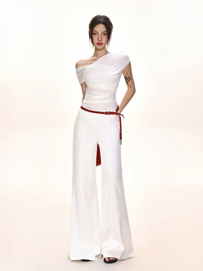 Asymmetric Off-Shoulder Top