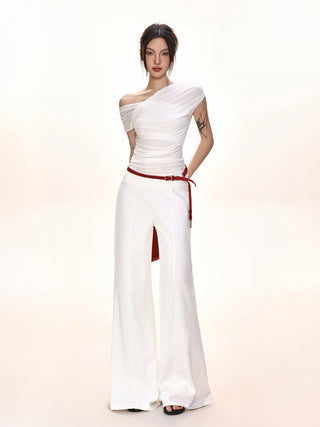 Asymmetric Off-Shoulder Top