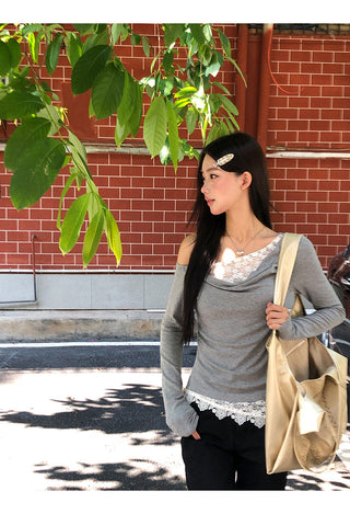 Lace Detail T-Shirt