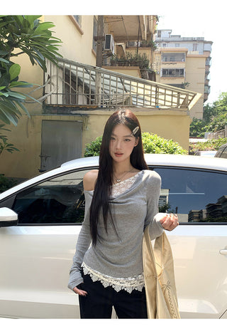 Lace Detail T-Shirt