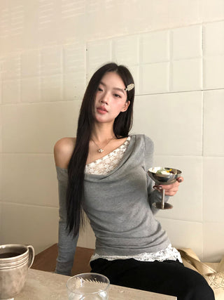 Lace Detail T-Shirt