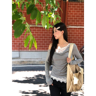 Lace Detail T-Shirt