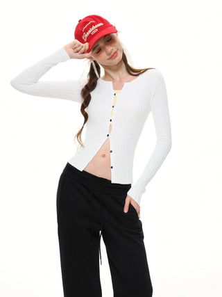 Knit Button Cardigan