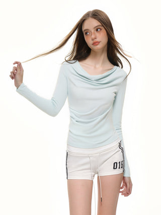 Swing Collar Shoulder Top