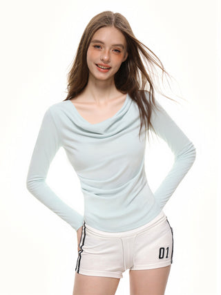 Swing Collar Shoulder Top