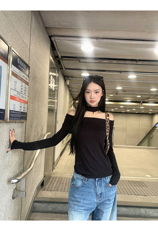Off-Shoulder T-Shirt