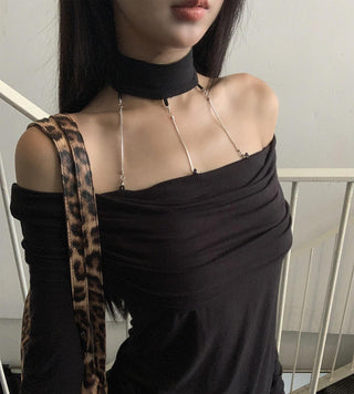 Off-Shoulder T-Shirt