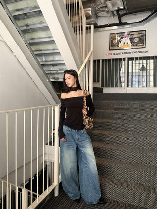 Off-Shoulder T-Shirt