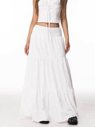 Sweet Vest Tiered Skirt Set