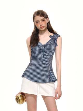 Plaid Bow Camisole