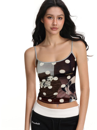 Dog Print Camisole
