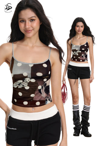 Dog Print Camisole