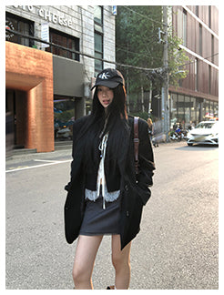 A-Line Skirt Gray