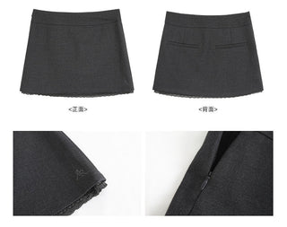 A-Line Skirt Gray