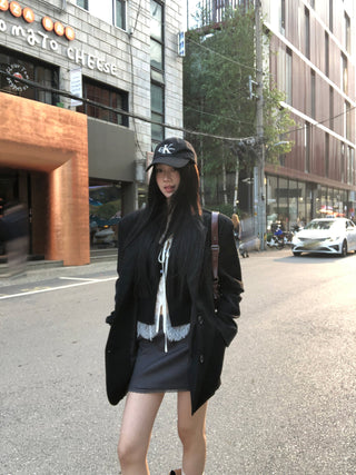 A-Line Skirt Gray