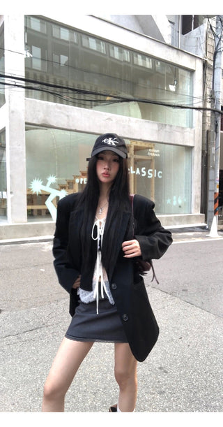 A-Line Skirt Gray