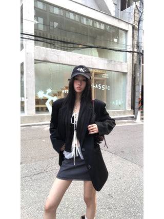 A-Line Skirt Gray
