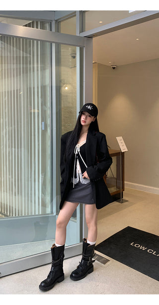 A-Line Skirt Gray