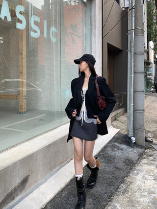 A-Line Skirt Gray