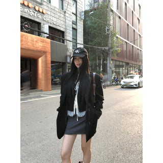 A-Line Skirt Gray