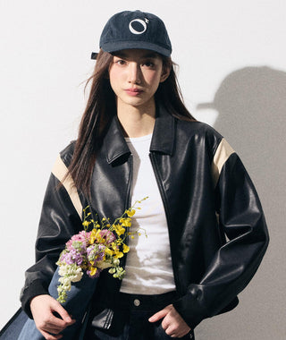 Patchwork Leather Jacket