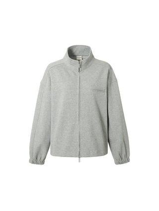 Zipper Sweater Jacket